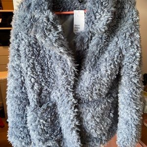 NWT H&M Soft Teddy Coat Oversized